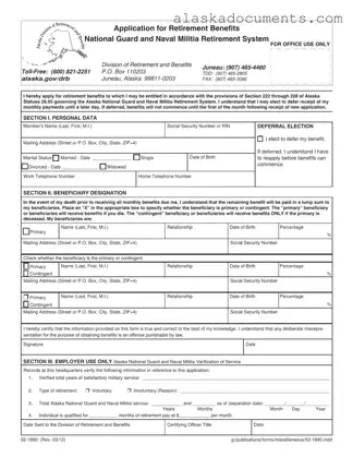 Alaska 02 1890 Form in PDF